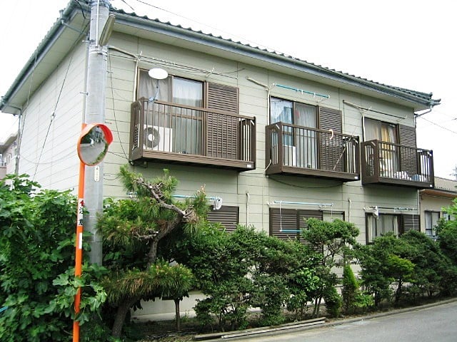 静岡市清水区三保のアパートの外観